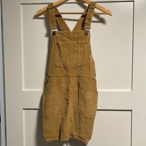 Corduroy tan jumper dress (Ten Sixty Sherman)